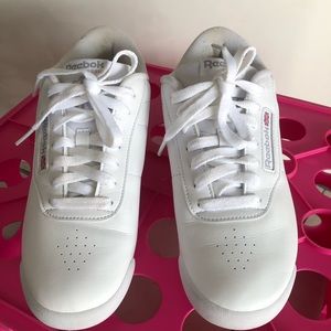 Reebok Classic white sneakers size 8 women